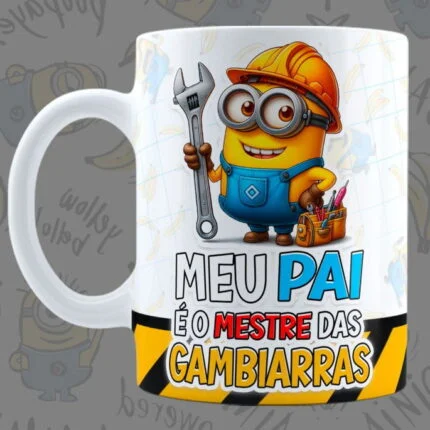 caneca dia dos pais minion